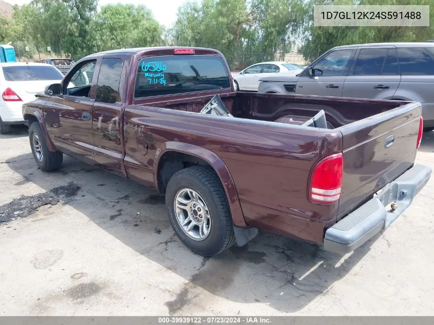 1D7GL12K24S591488 2004 Dodge Dakota