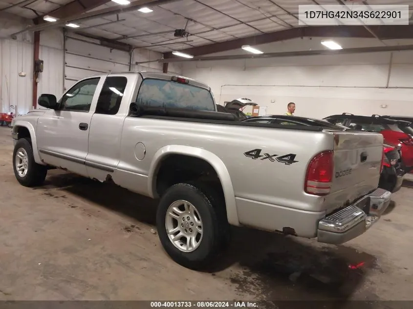 1D7HG42N34S622901 2004 Dodge Dakota Slt