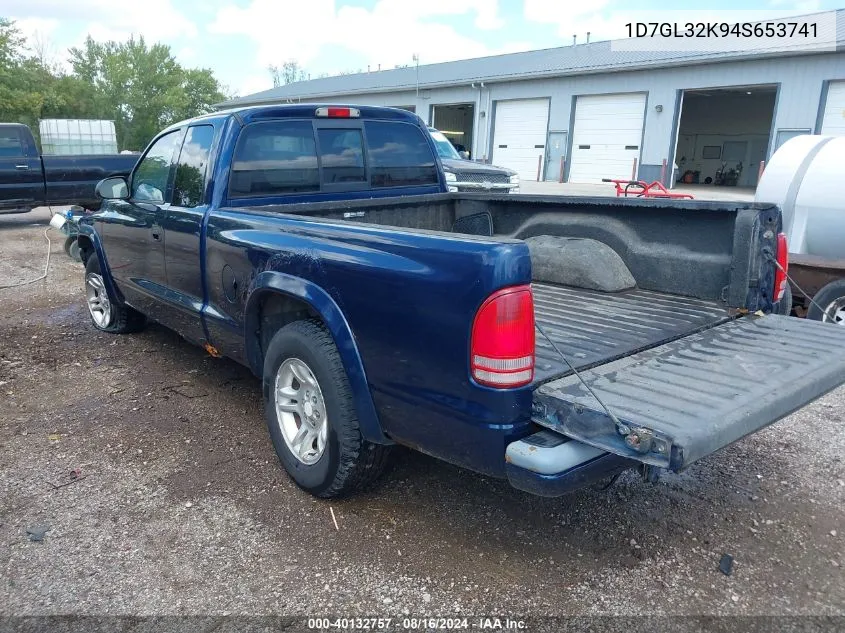 1D7GL32K94S653741 2004 Dodge Dakota Sport