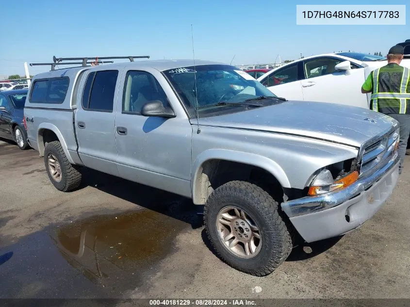 1D7HG48N64S717783 2004 Dodge Dakota Slt