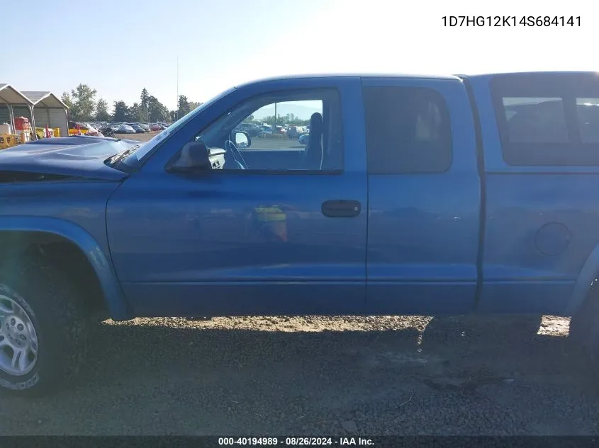 1D7HG12K14S684141 2004 Dodge Dakota