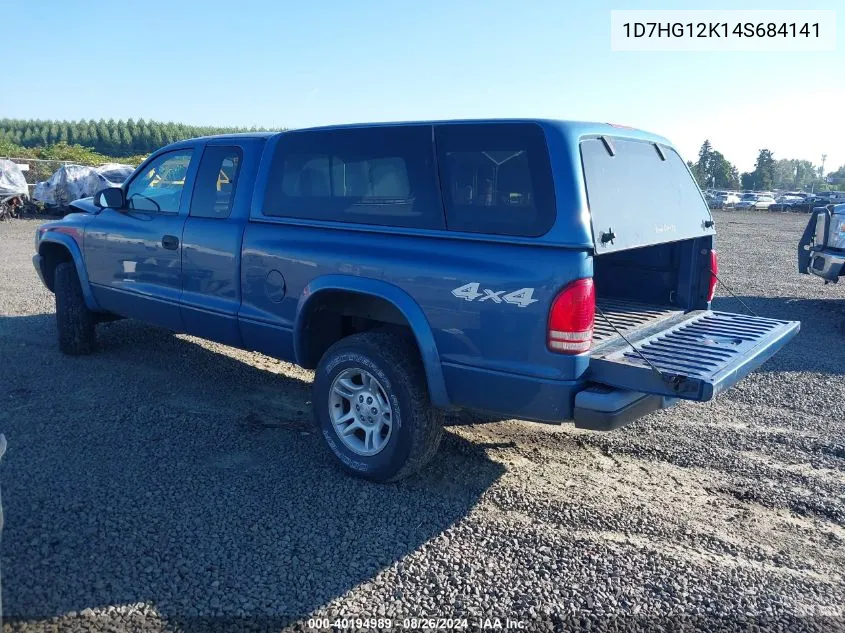 1D7HG12K14S684141 2004 Dodge Dakota