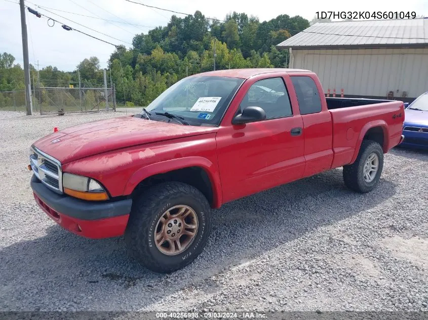 2004 Dodge Dakota Sport VIN: 1D7HG32K04S601049 Lot: 40256998