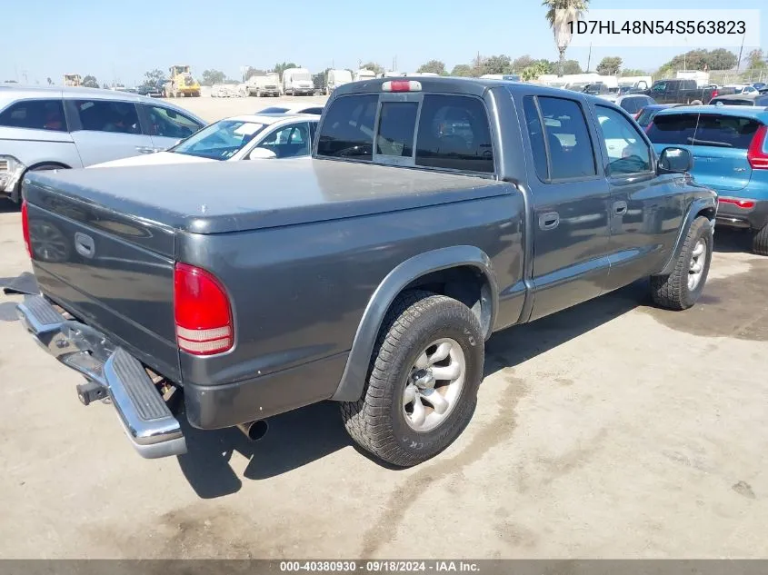 2004 Dodge Dakota Slt VIN: 1D7HL48N54S563823 Lot: 40380930