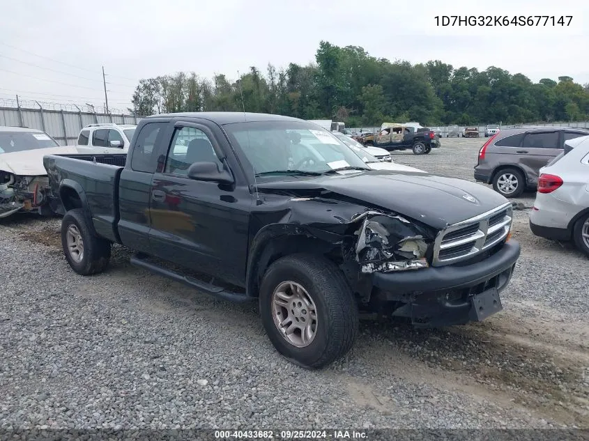 2004 Dodge Dakota Sport VIN: 1D7HG32K64S677147 Lot: 40433682