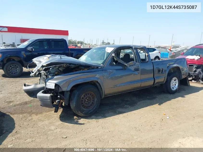 2004 Dodge Dakota VIN: 1D7GL12K44S735087 Lot: 40471696