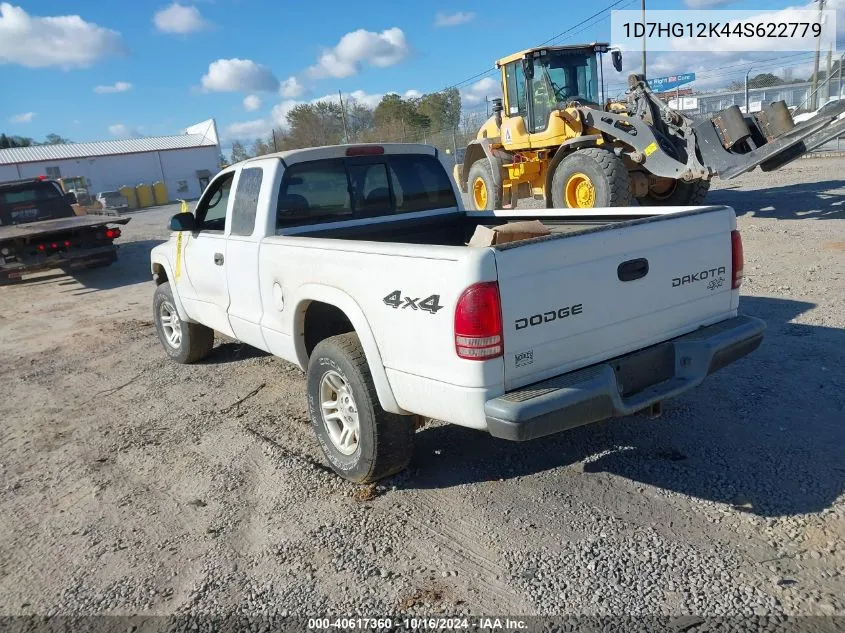 2004 Dodge Dakota VIN: 1D7HG12K44S622779 Lot: 40617360