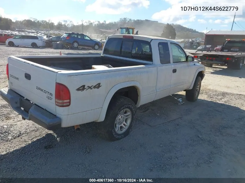 2004 Dodge Dakota VIN: 1D7HG12K44S622779 Lot: 40617360