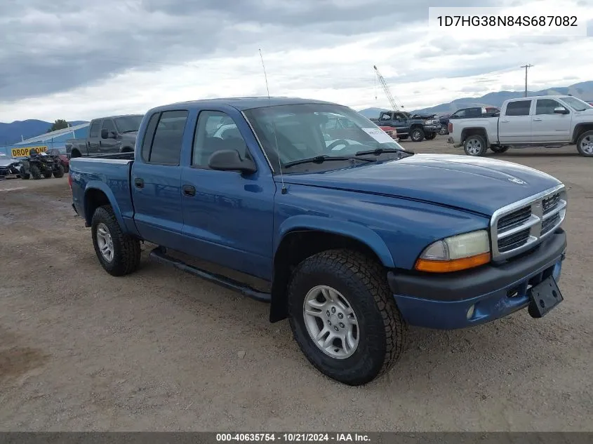 1D7HG38N84S687082 2004 Dodge Dakota Sport/Sxt