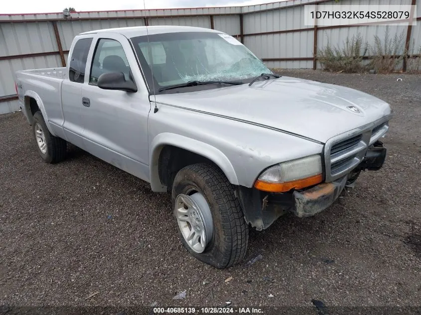 2004 Dodge Dakota Sport VIN: 1D7HG32K54S528079 Lot: 40685139