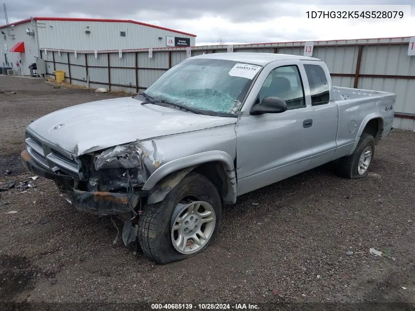 2004 Dodge Dakota Sport VIN: 1D7HG32K54S528079 Lot: 40685139