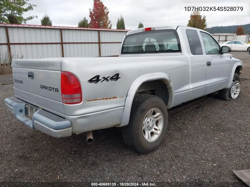 2004 Dodge Dakota Sport VIN: 1D7HG32K54S528079 Lot: 40685139