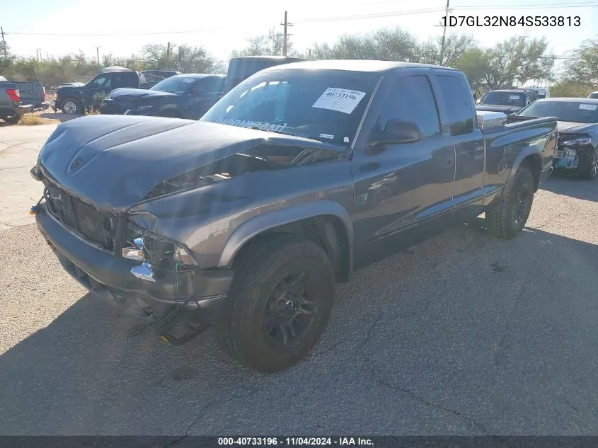 2004 Dodge Dakota Sport VIN: 1D7GL32N84S533813 Lot: 40733196