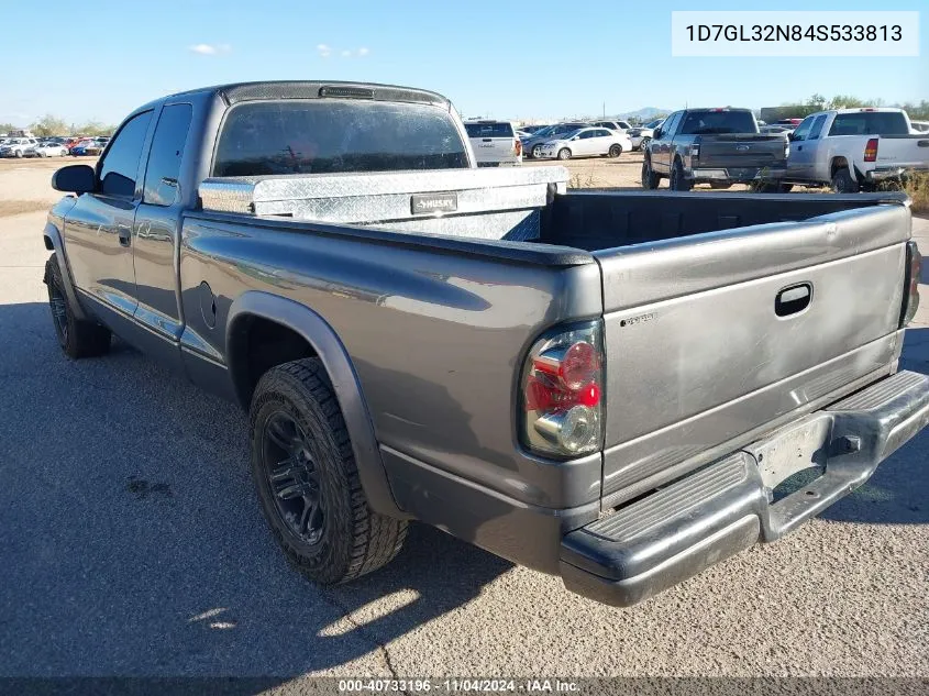 1D7GL32N84S533813 2004 Dodge Dakota Sport