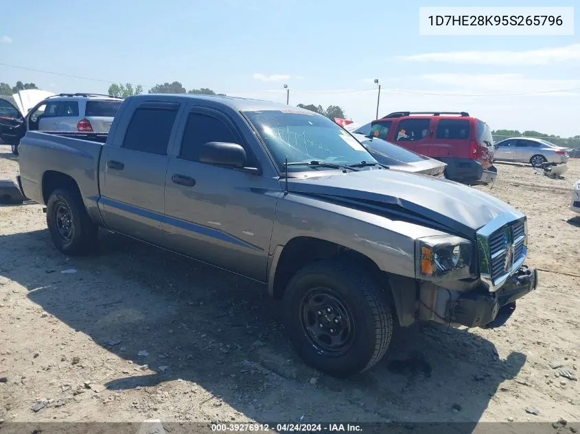 2005 Dodge Dakota St VIN: 1D7HE28K95S265796 Lot: 39276912