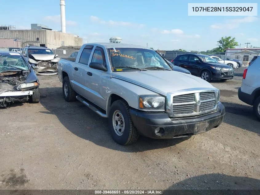 2005 Dodge Dakota St VIN: 1D7HE28N15S329047 Lot: 39468651