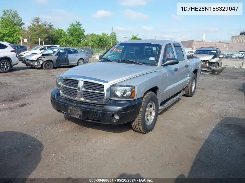 2005 Dodge Dakota St VIN: 1D7HE28N15S329047 Lot: 39468651