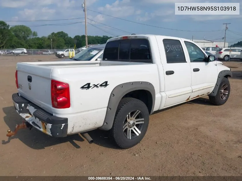 1D7HW58N95S103918 2005 Dodge Dakota Laramie