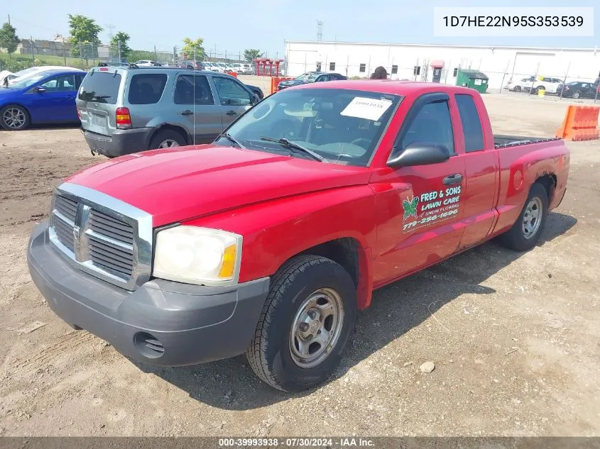 2005 Dodge Dakota St VIN: 1D7HE22N95S353539 Lot: 39993938