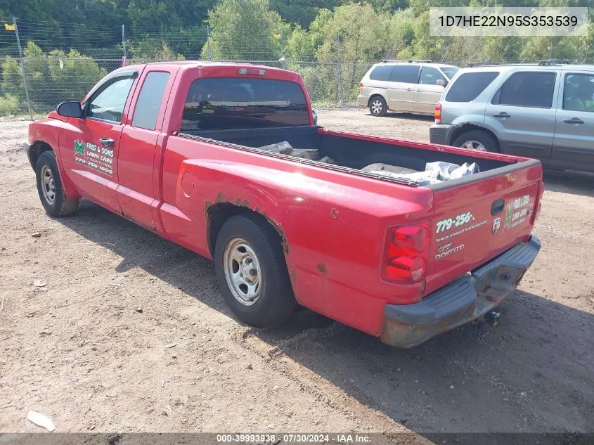 2005 Dodge Dakota St VIN: 1D7HE22N95S353539 Lot: 39993938