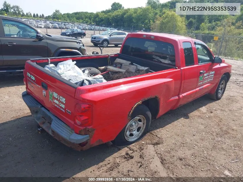 2005 Dodge Dakota St VIN: 1D7HE22N95S353539 Lot: 39993938