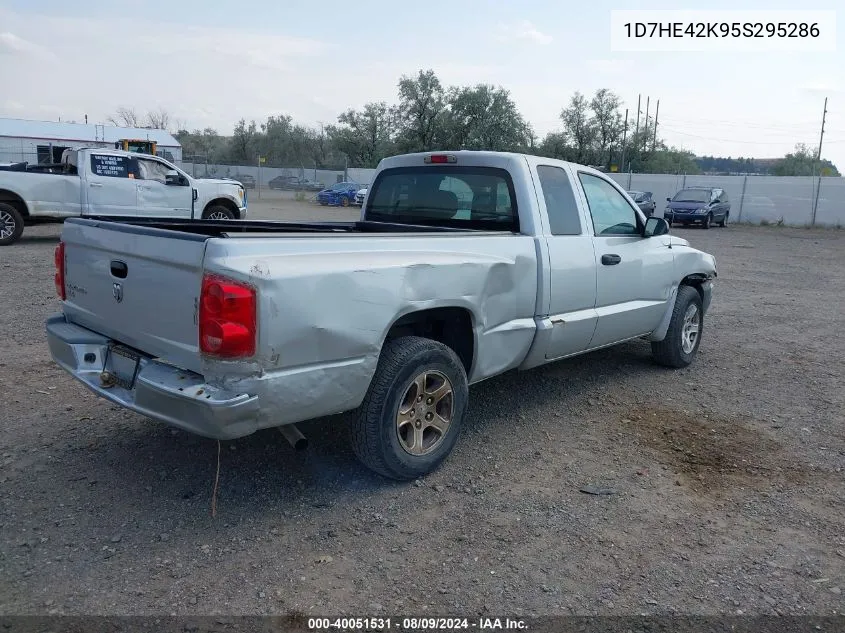 1D7HE42K95S295286 2005 Dodge Dakota Slt