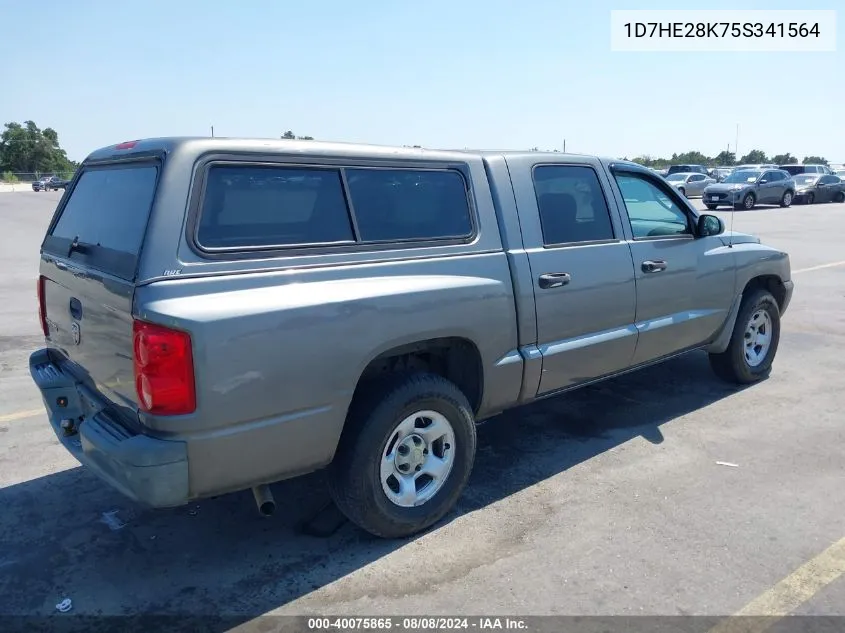 2005 Dodge Dakota St VIN: 1D7HE28K75S341564 Lot: 40075865