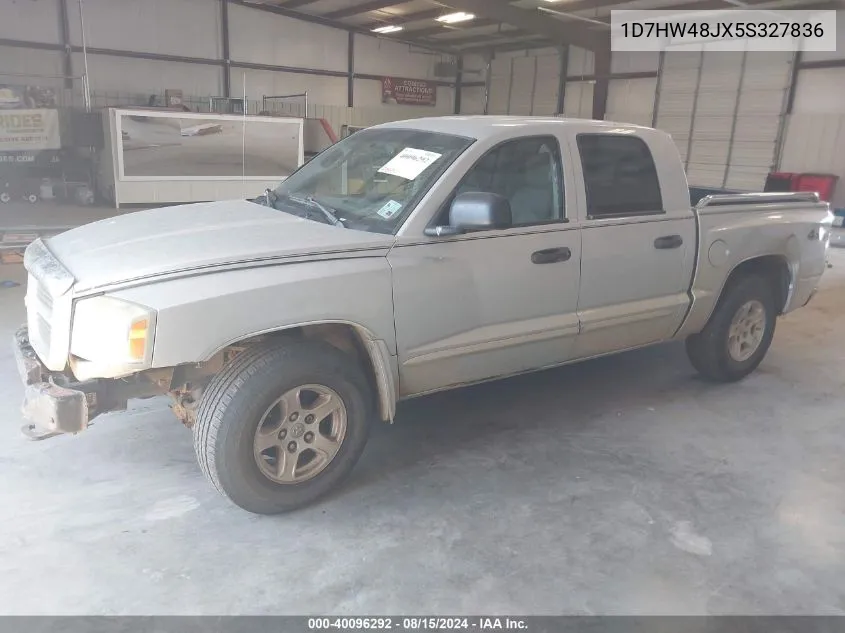 2005 Dodge Dakota Slt VIN: 1D7HW48JX5S327836 Lot: 40096292