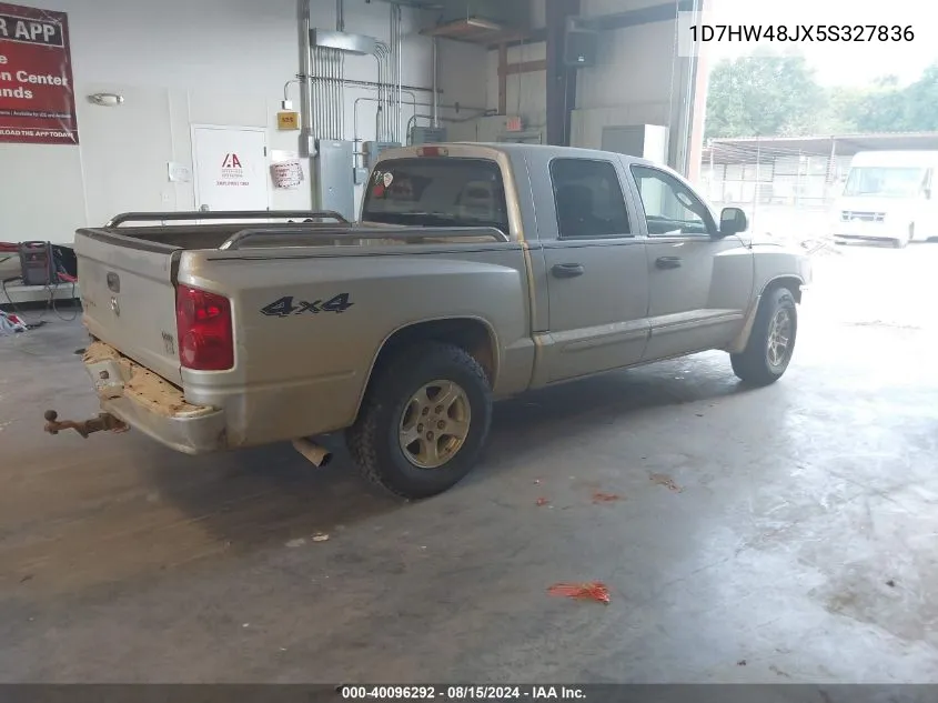 1D7HW48JX5S327836 2005 Dodge Dakota Slt