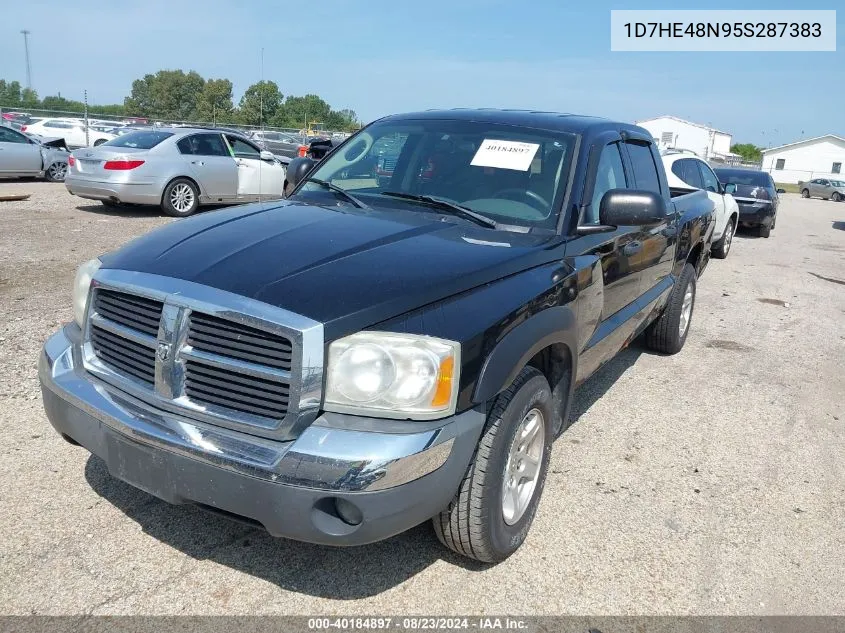 2005 Dodge Dakota Slt VIN: 1D7HE48N95S287383 Lot: 40184897