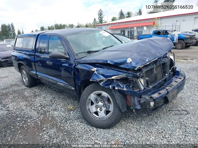 2005 Dodge Dakota Laramie VIN: 1D7HW52K05S166520 Lot: 40304898