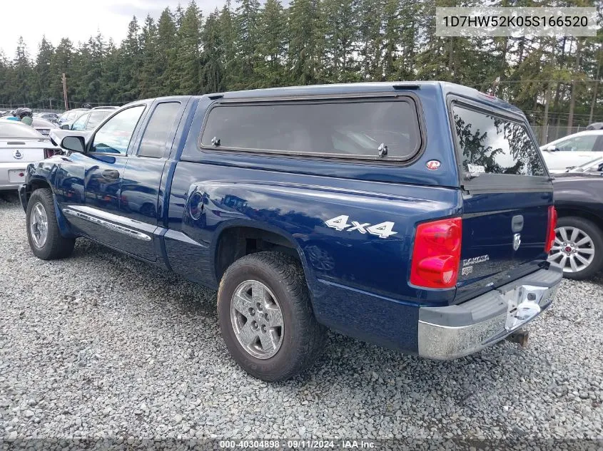 2005 Dodge Dakota Laramie VIN: 1D7HW52K05S166520 Lot: 40304898