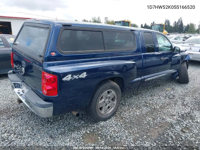 2005 Dodge Dakota Laramie VIN: 1D7HW52K05S166520 Lot: 40304898