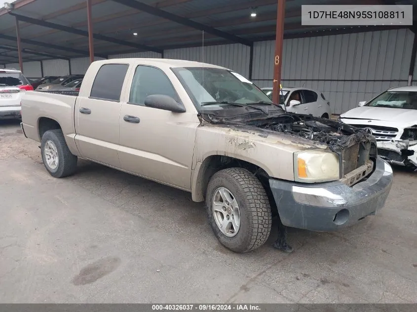 2005 Dodge Dakota Quad Slt VIN: 1D7HE48N95S108811 Lot: 40326037