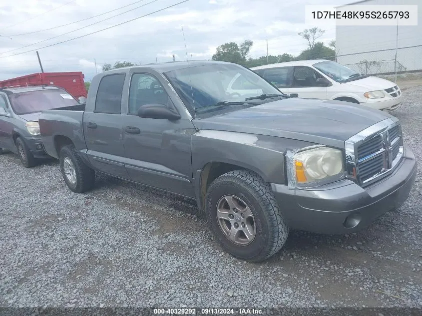 1D7HE48K95S265793 2005 Dodge Dakota Slt