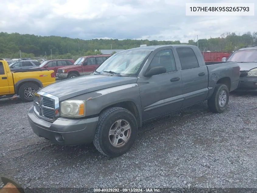 1D7HE48K95S265793 2005 Dodge Dakota Slt