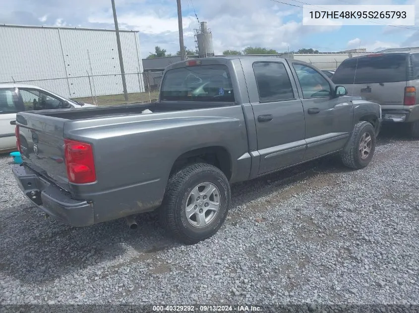 1D7HE48K95S265793 2005 Dodge Dakota Slt