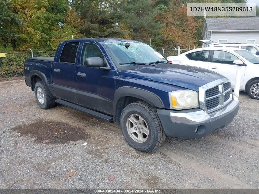 2005 Dodge Dakota Slt VIN: 1D7HW48N35S289613 Lot: 40382494