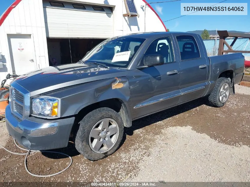 2005 Dodge Dakota Slt VIN: 1D7HW48N35S164062 Lot: 40424811