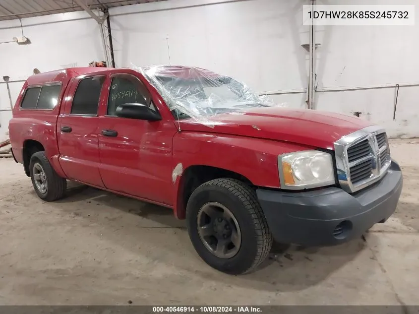 2005 Dodge Dakota St VIN: 1D7HW28K85S245732 Lot: 40546914