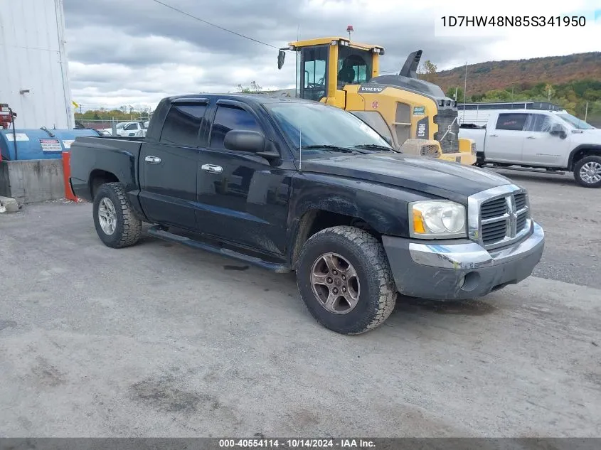 2005 Dodge Dakota Slt VIN: 1D7HW48N85S341950 Lot: 40554114