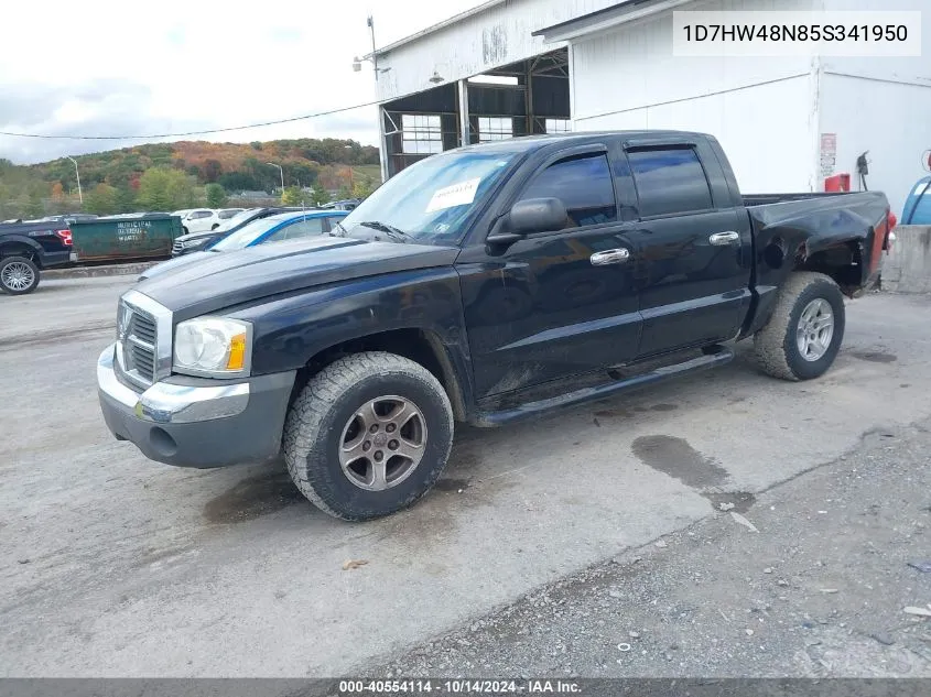 2005 Dodge Dakota Slt VIN: 1D7HW48N85S341950 Lot: 40554114