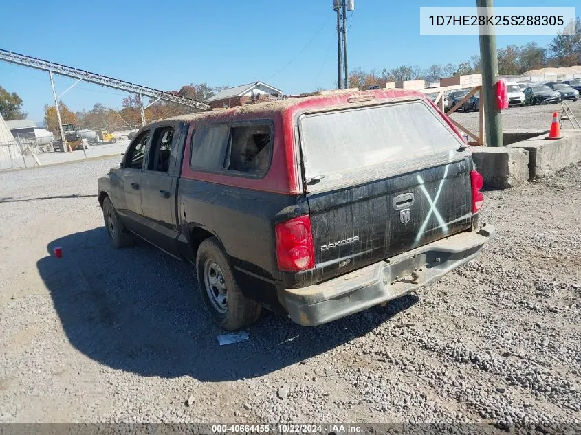 1D7HE28K25S288305 2005 Dodge Dakota St