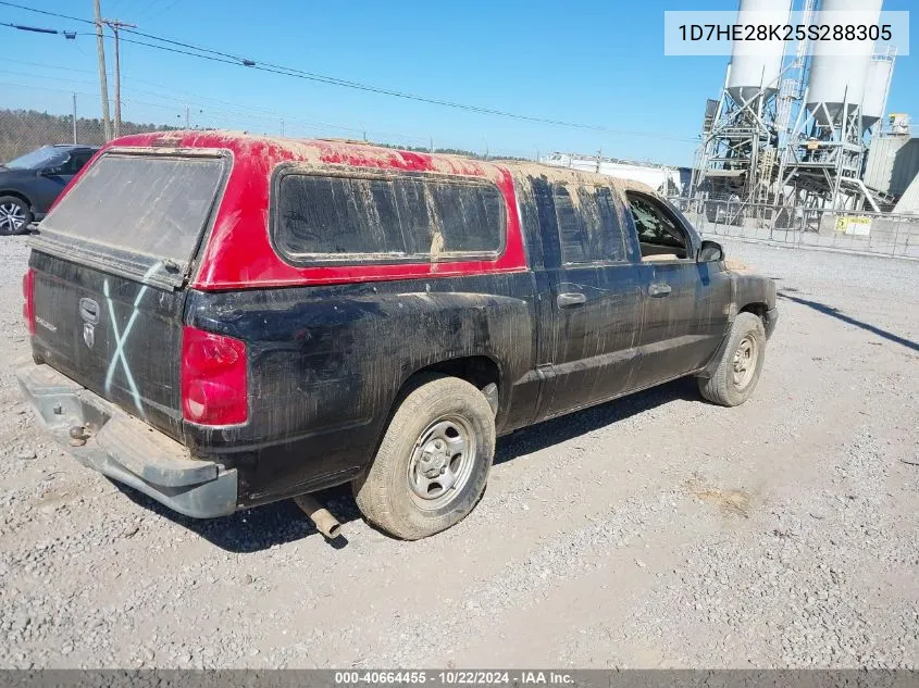 1D7HE28K25S288305 2005 Dodge Dakota St