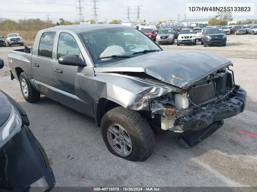 2005 Dodge Dakota Slt VIN: 1D7HW48N25S133823 Lot: 40718078