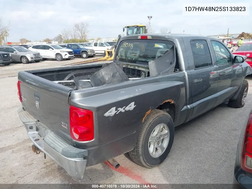 2005 Dodge Dakota Slt VIN: 1D7HW48N25S133823 Lot: 40718078