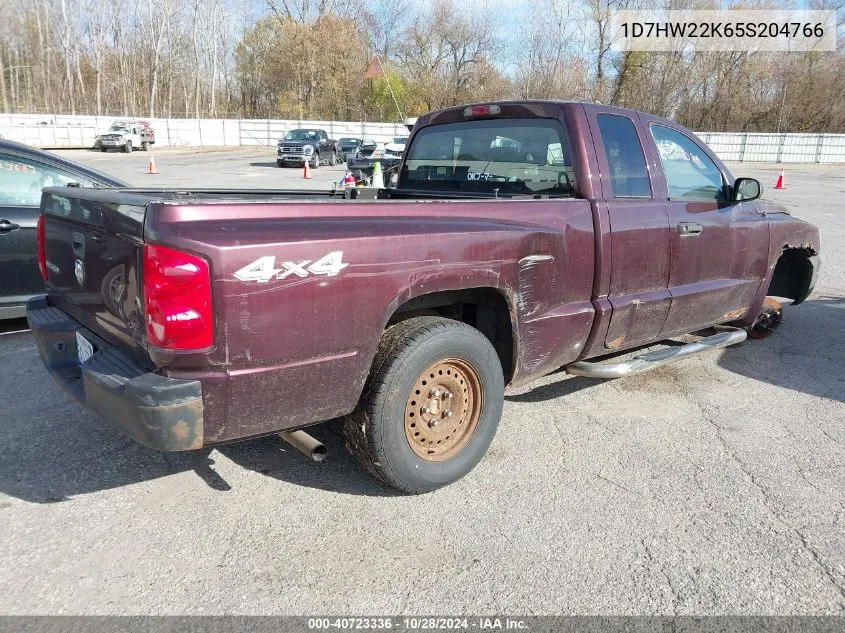 1D7HW22K65S204766 2005 Dodge Dakota St