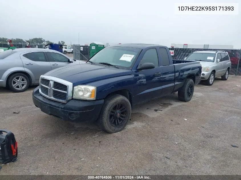 2005 Dodge Dakota St VIN: 1D7HE22K95S171393 Lot: 40764506