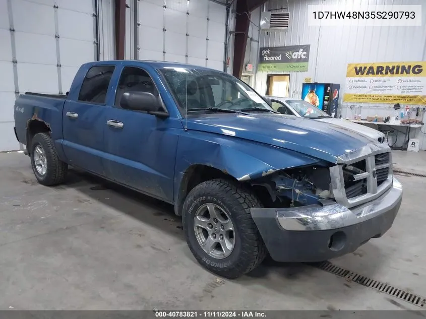 2005 Dodge Dakota Slt VIN: 1D7HW48N35S290793 Lot: 40783821