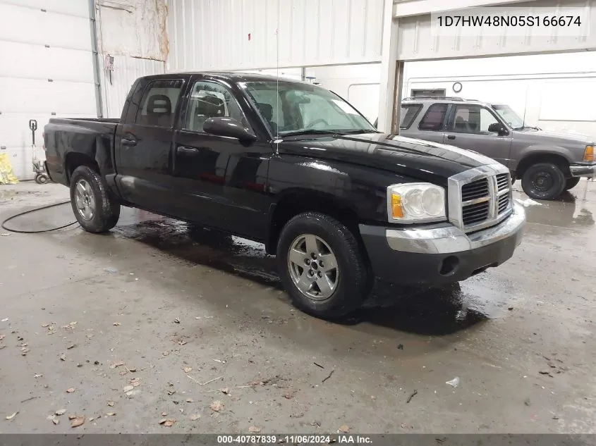 2005 Dodge Dakota Slt VIN: 1D7HW48N05S166674 Lot: 40787839